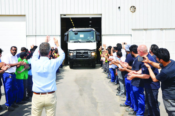 First Saudi-built Renault truck rolls out of KAEC