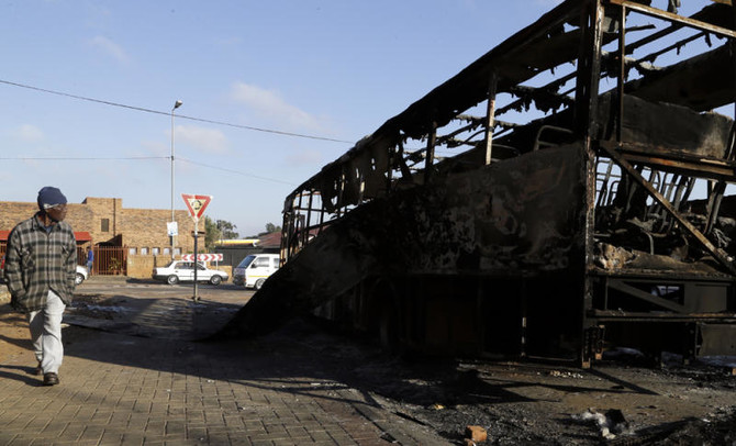 South African capital tense after overnight riots in ruling party dispute