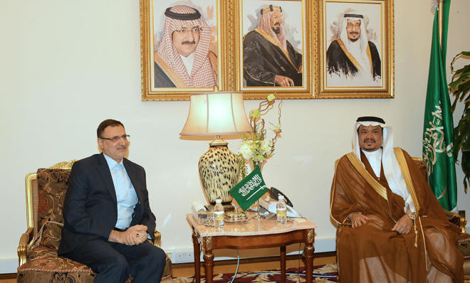 Saudi Haj minister meets with Iranian Haj organization chairman