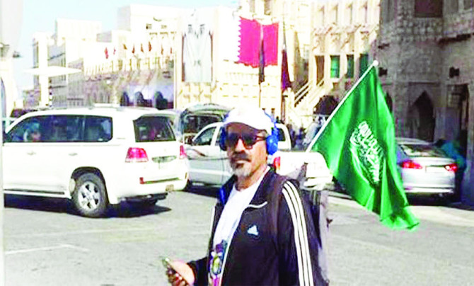 Saudi traveler completes walking tour of Gulf