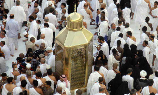 Maqam-e-Ibrahim shines ... like visitors’ faith