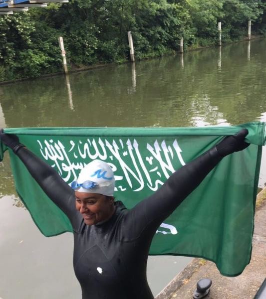 For a cause: Mariam Saleh Binladen completes assisted English Channel swim