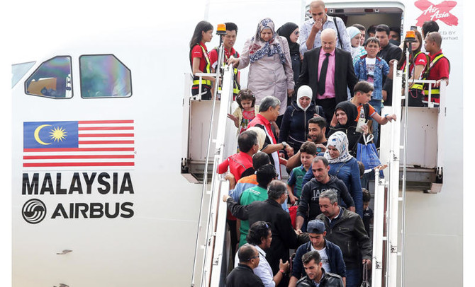 Malaysia Accepts 68 Syrian Refugees Arab News