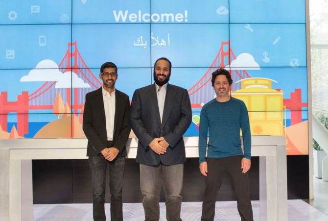 Crown Prince, Google discuss digital development in Saudi Arabia