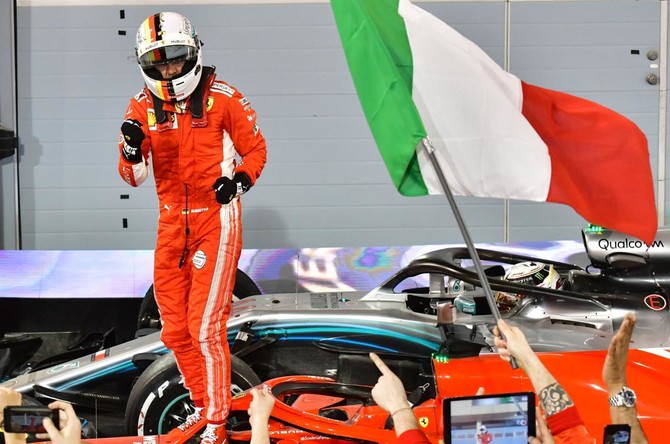 Sebastian Vettel wins Bahrain Grand Prix, Kimi Raikkonen’s car hits mechanic