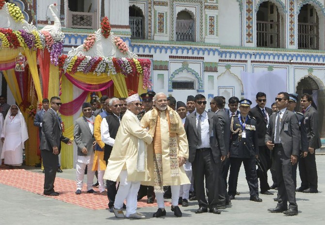 Indian Prime Minister Modi begins visit to Nepal