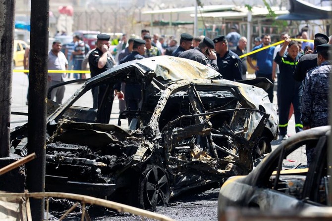 Three killed in attack linked by security services to Iraq's election