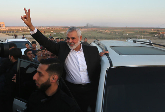 Hamas leader in brief Egypt visit ahead of Gaza protests