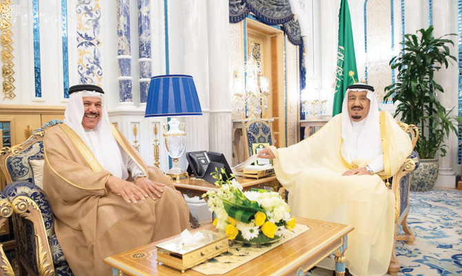 King Salman receives GCC secretary-general in Jeddah