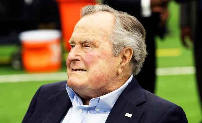 Former US President George H.W. Bush hospitalized