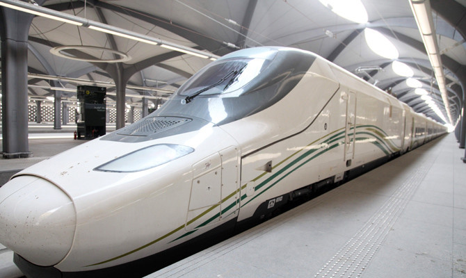 KSA’s Haramain train makes pilot trip with 200 citizens