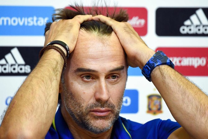 Spain in disarray as Julen Lopetegui is sacked and replaced by Fernando Hierro just two days before World Cup opener against Portugal
