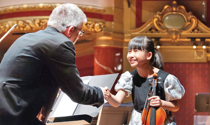 World’s leading young violinist to give two  concerts in Saudi Arabia