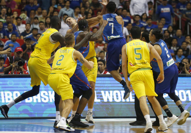 FIBA bans players, coaches over basketball brawl in Manila