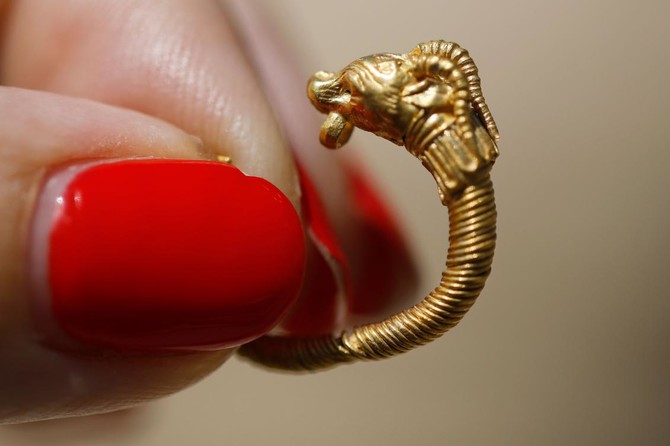 Ancient Greek earring found at east Jerusalem site