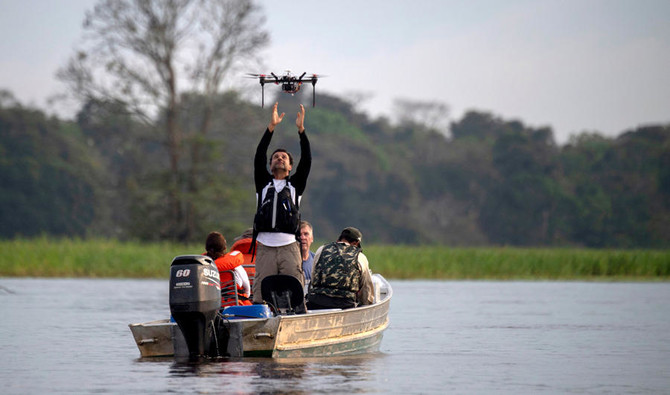Drones fly to rescue of Amazon wildlife