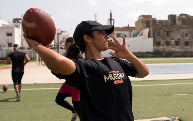 In Morocco, American football isn’t a men-only affair