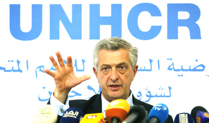 UNHCR chief calls for ‘dignified return’ of Syrian exiles