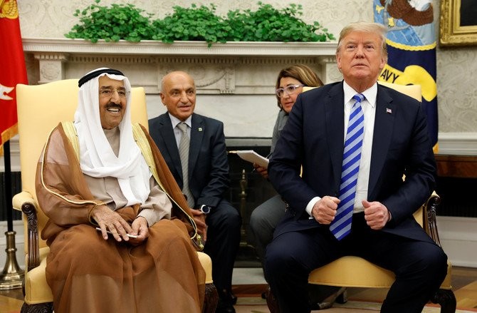 Trump praises relations with Kuwait during meeting with the Emir Sheikh Sabah