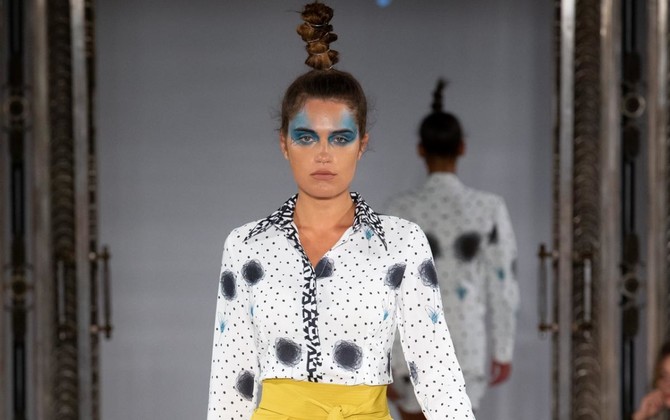 Egyptian designer puts on a show as industry insiders scout for talent