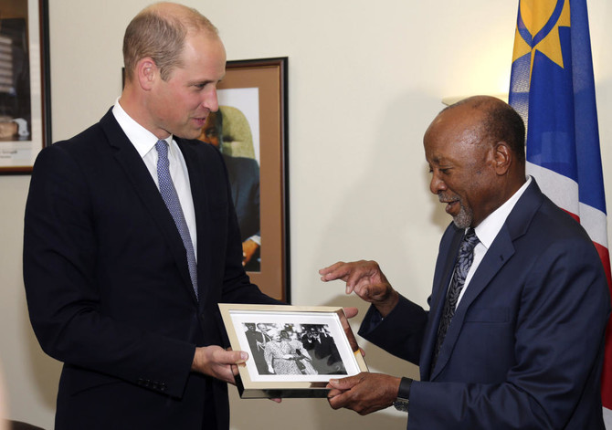 Prince William visits Namibia on conservation tour