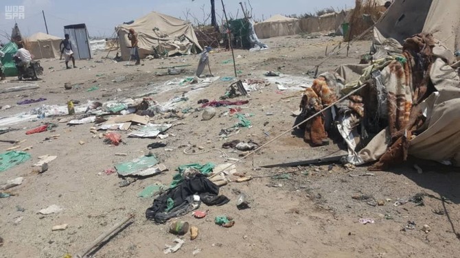 Woman killed, 11 injured in Houthi attack on KSRelief camp in Yemen