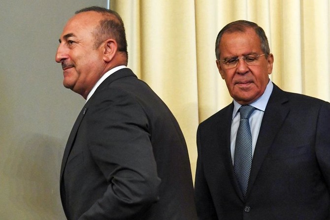 Turkish foreign minister met Russian counterpart ahead of Syria summit