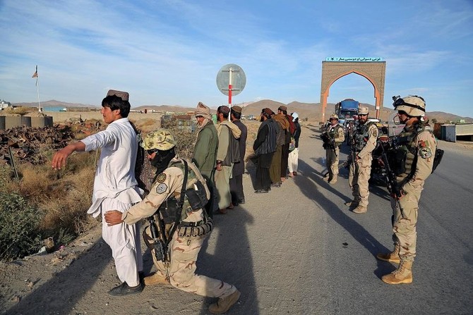 Taliban attack an Afghan forces check point, killing 13