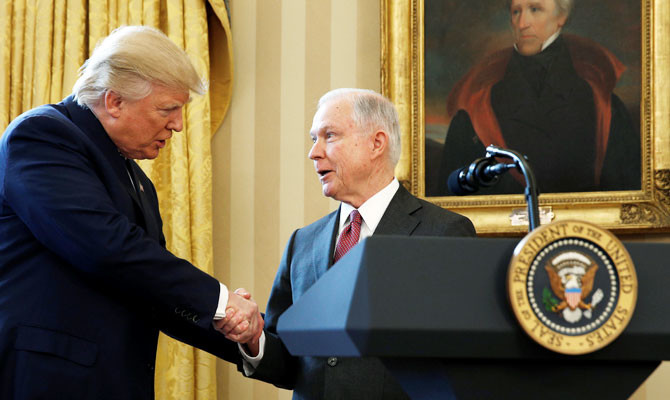 Fears for Russia probe as Trump fires Jeff Sessions