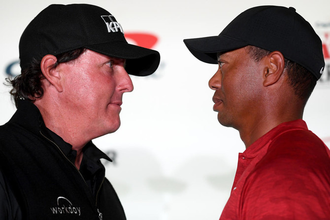 Golfing greats Tiger Woods, Phil Mickelson to serve up a sorry show in Las Vegas