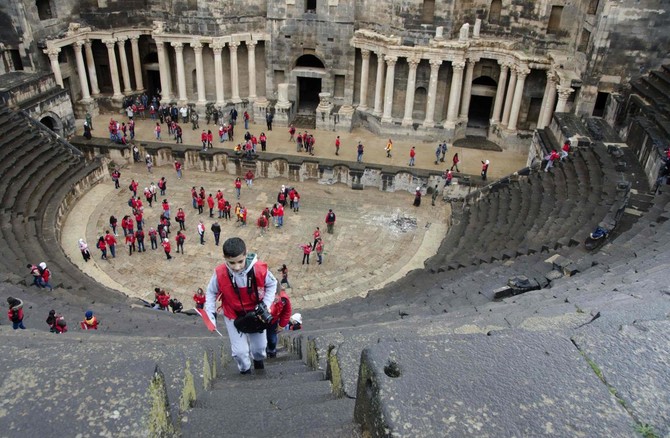 In southern Syria, Roman theater survives civil war intact