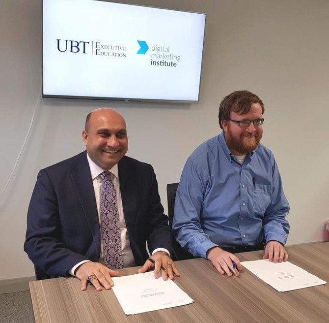 UBT Executive Education partners with Digital Marketing Institute