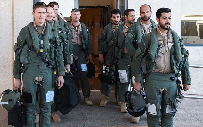 Royal Saudi Air Force carries out joint exercises with UK’s RAF