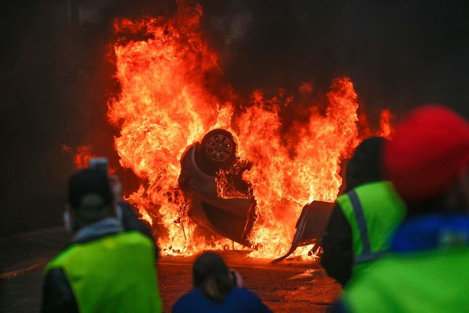 96 injured, more than 260 arrested in Paris protests