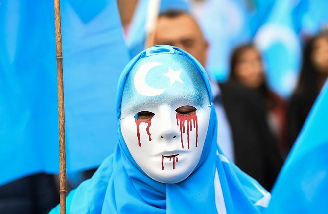 Indonesian Muslims protest China’s detention of Uighurs
