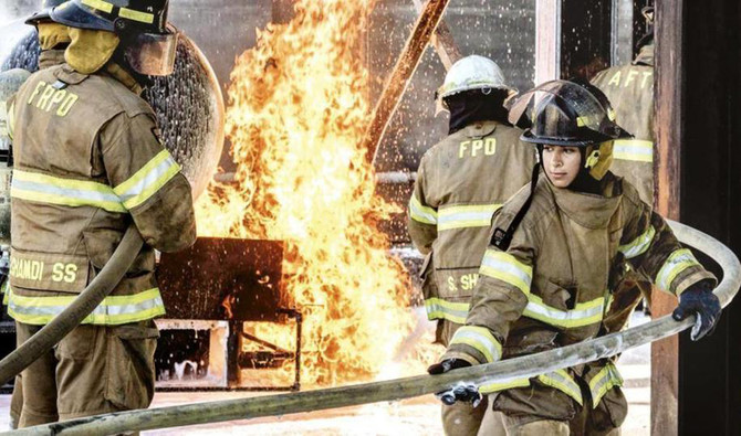 Two Saudi women become first female firefighters
