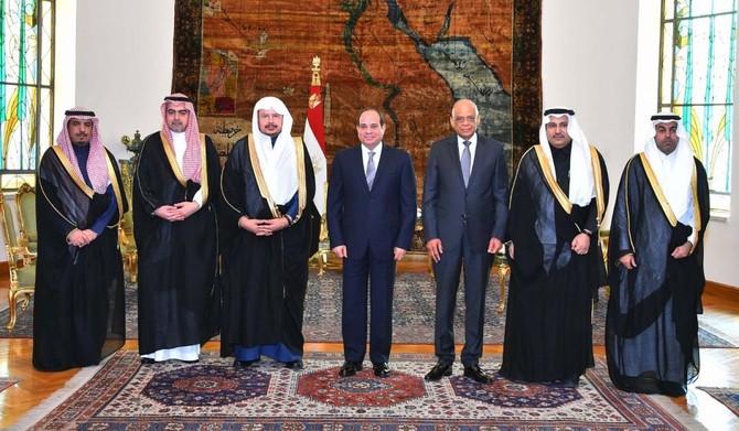 Egypt’s El-Sisi welcomes head of Saudi Arabia’s Shoura Council in Cairo