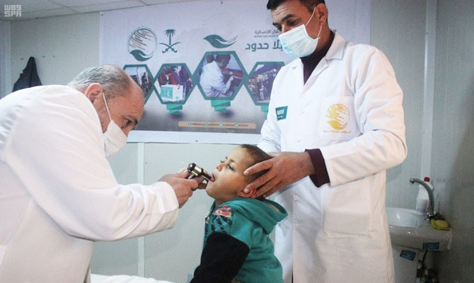 King Salman Humanitarian aid agency treats 180,000 Syrian patients in Jordan