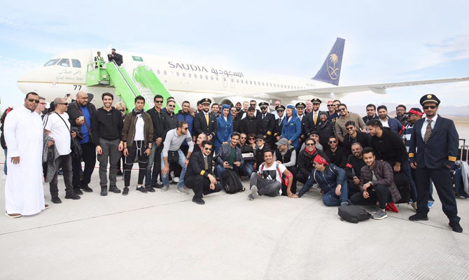 NEOM airport welcomes its first Saudi Arabian Airlines flight
