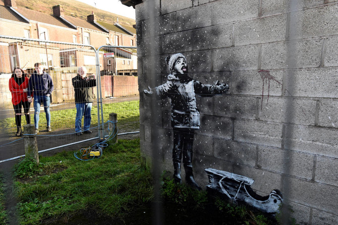 Banksy ‘snow’ pollution mural sold for over $130,000