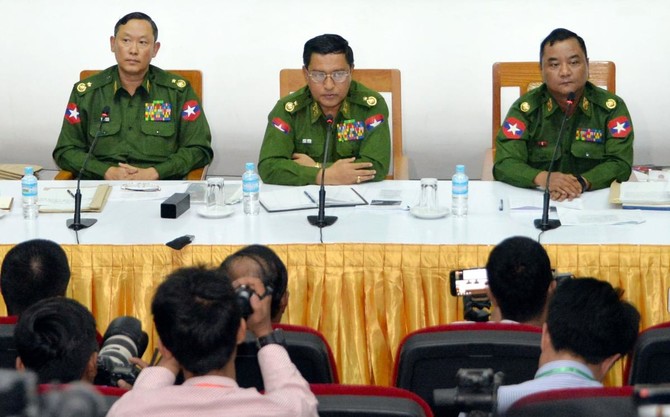 Myanmar army &#39;kills 13&#39; in counterattacks on Rakhine rebels | Arab News