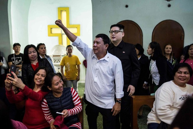 Duterte, Kim Jong Un doppelgangers spark frenzy at Hong Kong church