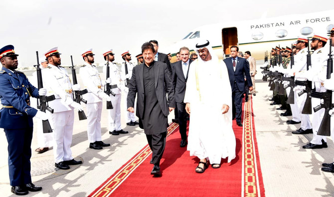 PM Khan meets Abu Dhabi crown prince, IMF chief in Dubai