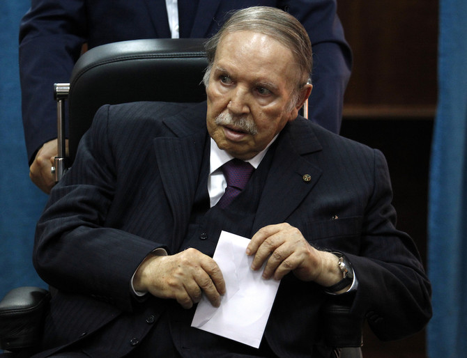 Algeria's president Bouteflika says running in April's presidential elections