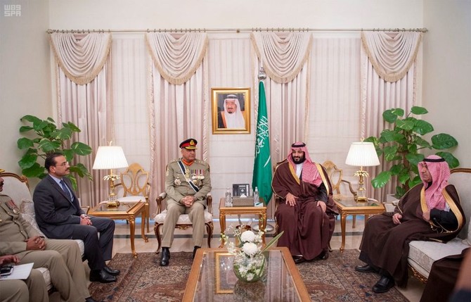 Saudi Arabia’s Crown Prince meets Pakistan’s army commander