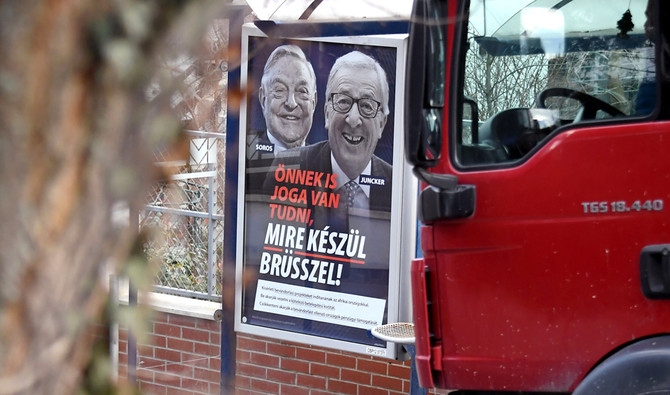 Hungary hits Soros, Juncker in new media campaign