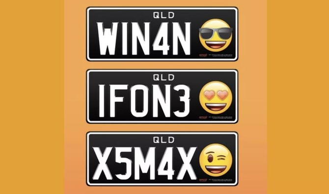 Personality on the morning commute: Australia’s emoji license plates