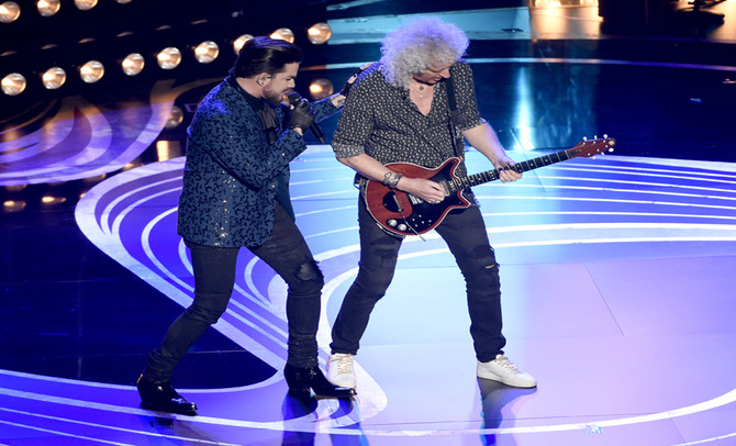 Rock band Queen plus Adam Lambert open first hostless Oscars in 30 years