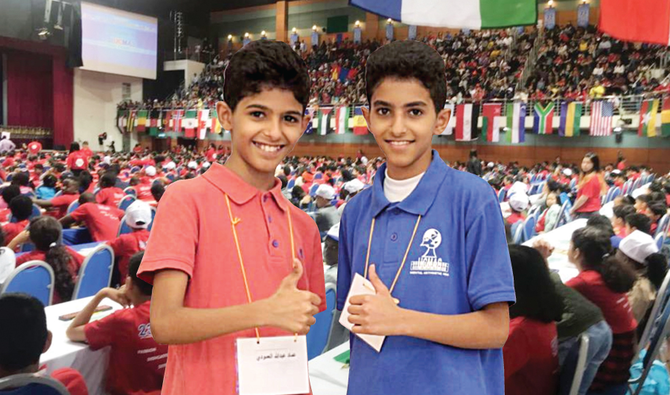 Saudi twins take world by storm at international arithmetic competition