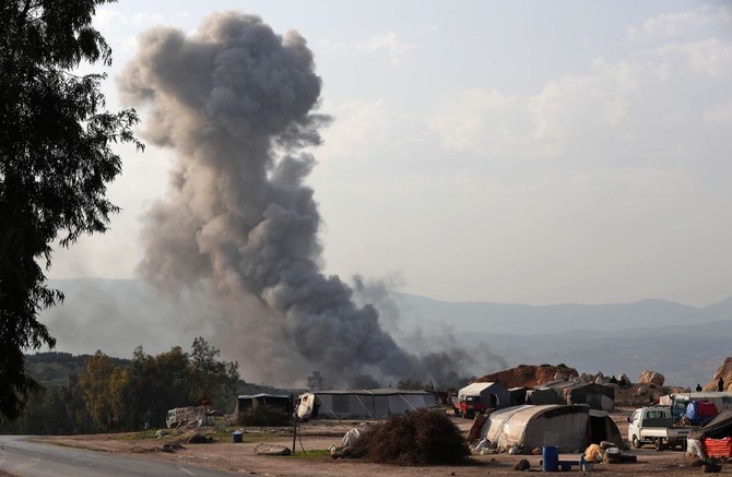 Syrian forces and Russian jets intensify attacks on last rebel bastion